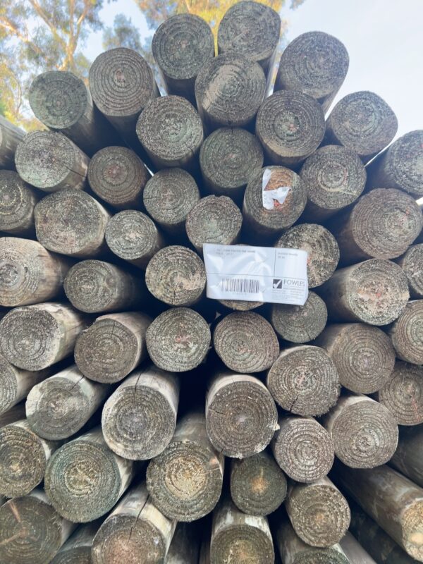 100-125MM TREATED PINE ROUND POLES-50/2.1