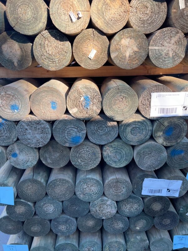 150MM PRECISION ROUND TREATED PINE POLES-20/2.4