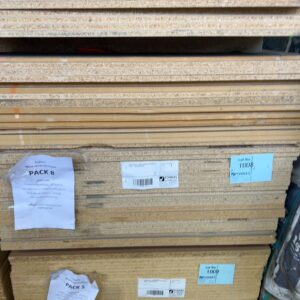 1820X1050X16-18MM LAMINATED CHIPBOARD SHEETS- (MIXED COLORS)