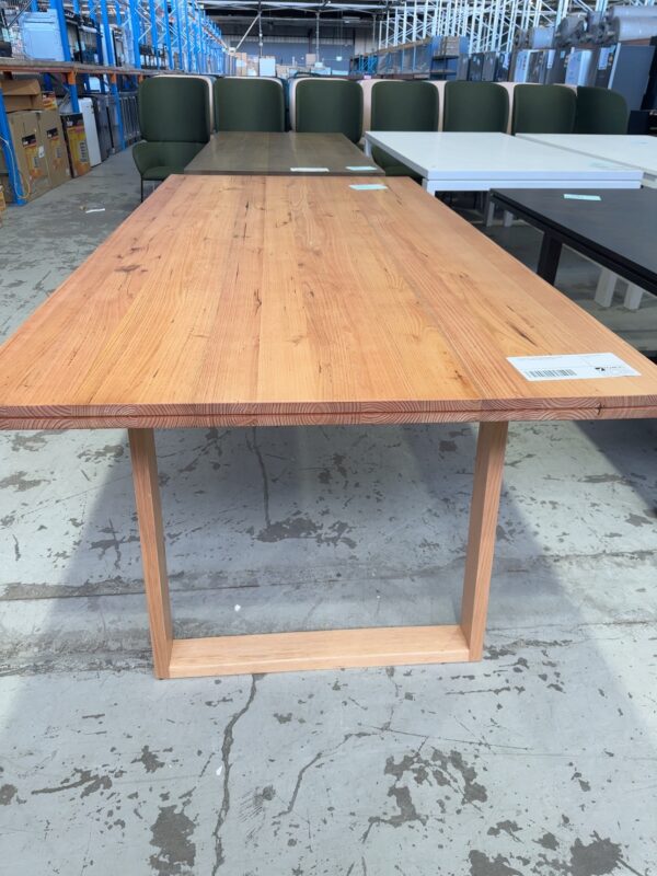 EX DISPLAY CLAYTON MESSMATE DINING TABLE, 2400MM LONG, RRP$1990