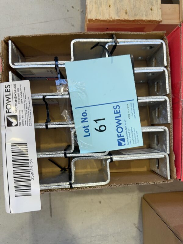 BOX OF PRYDA POST ANCHOR ADJUSTABLE PS160, QTY 10 PAIRS