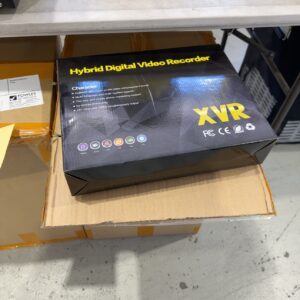 BOX OF XVR HYBRID DIGITAL VIDEO CCTV CONTROLLER, BOX OF 10 QTY SOLD AS IS, NO WARRANTY