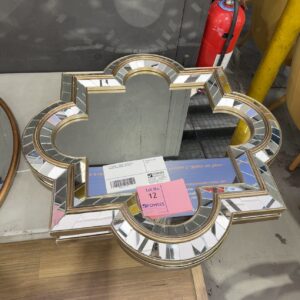 EX STAGING - ORNATE ANTIQUE STYLE MIRROR, SOME MARKS, SOLD AS IS