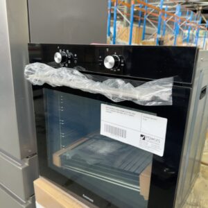 EUROMAID EKD8B 600MM ELECTRIC OVEN WITH 8 FUNCTIONS, BLACK GLASS FINISH, TRIPLE GLAZED DOOR, WITH 12 MONTH WARRANTY