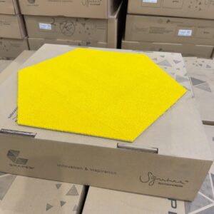 CARPET TILES - Hexagon Goldy Locks Yellow (3.24m2)
