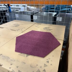 CARPET TILES - Hexagon Fansy Pansy Purple (3.24m2)