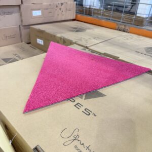 CARPET TILES - Triangle Lipstick Pink (2.16m2)