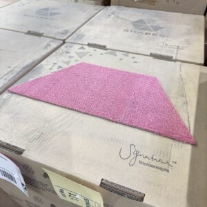 CARPET TILES - Trapezoid Musk Stick Pink (3.24m2)