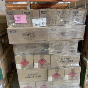 PALLET OF HAND SANITISER, SOLD AS IS