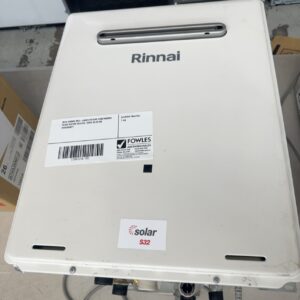 NEW RINNAI REU-AM3237W GAS CONTINUOUS FLOW WATER HEATER, SOLD AS IS NO WARRANTY