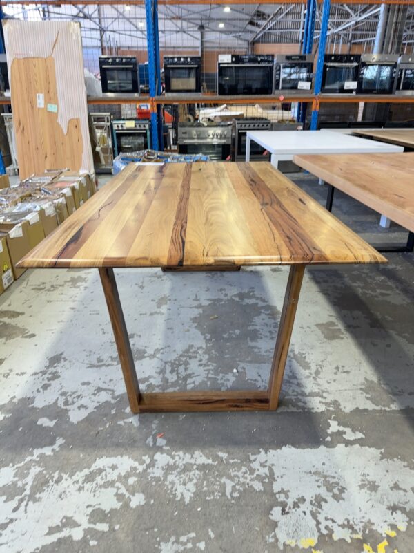 EX DISPLAY JINDALEE 2000MM MARRI TIMBER DINING TABLE, RRP$2699 SOLD AS IS