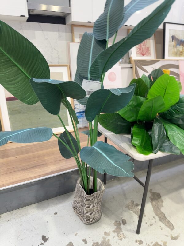 EX STAGING - LARGE FAUX PLANT, SOLD AS IS