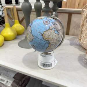 EX STAGING - SMALL WORLD GLOBE ON STAND, SOLD AS IS