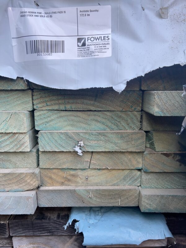 240X45 REMAN PINE-36/4.8 (THIS PACK IS AGED STOCK AND SOLD AS IS)