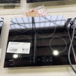 EX DISPLAY EURO ECT600CR 600MM 4 ZONE CERAMIC COOKTOP, TOUCH CONTROL, 3 MONTH WARRANTY SOLD AS IS
