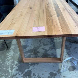 EX DISPLAY CLAYTON MESSMATE DINING TABLE, 2400MM LONG, RRP$1990