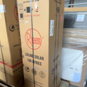 RHEEM BP5160NG SYSTEM 5160 SOLAR GAS BOOSTED TANK, NATURAL GAS, 12 MONTH WARRANTY