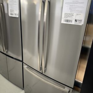 WESTINGHOUSE WHE6000SB FRENCH DOOR FRIDGE, 565 LITRE, 896MM WIDE, WITH FREEZER DRAWER, DUAL SEALED CRISPERS WITH HUMIDITY CONTROL, 4 STAR ENERGY, FLEX SPACE INTERIOR, FAMILY SAFE LOCKABLE DOOR COMPARTMENT, WITH 12 MONTH WARRANTY