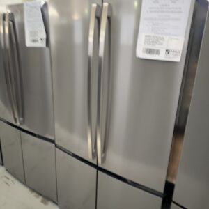 WESTINGHOUSE WQE6000SB S/STEEL QUAD DOOR FRIDGE 541 LITRE, 896MM WIDE, DUAL SEALED CRISPERS WITH HUMIDITY CONTROL, 4 STAR ENERGY, FLEXIBLE INTERIORS, LOCKABLE DOOR COMPARTMENT, SPILLSAFE GLASS SHELVING, FINGERPRINT RESISTANT WITH 12 MONTH WARRANTY