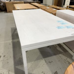 NEW WHITE ASH BYRON DINING TABLE 2000MM