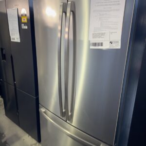 WESTINGHOUSE WHE6000SB FRENCH DOOR FRIDGE, S/STEEL 565 LITRE 896MM WIDE, DUAL CRISPERS HUMIDITY CONTROLLED, FLEXIBLE INTERIOR, LOCKABLE COMPARTMENT, 12 MONTH WARRANTY