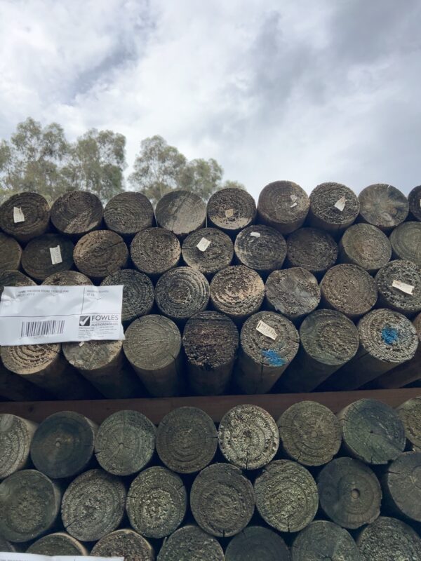 100MM PRECISION ROUND TREATED PINE POLES-42/1.8