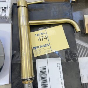 NEW ANTIQUE BRASS SIRCA TALL BASIN MIXER S310AB