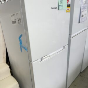 EX DISPLAY EUROMAID 290 LITRE WHITE FRIDGE, ETM311W, SOLD AS IS, 3 MONTH WARRANTY