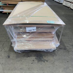 PALLET OF ASSORTED SIZE CUSTOM MADE DOORS