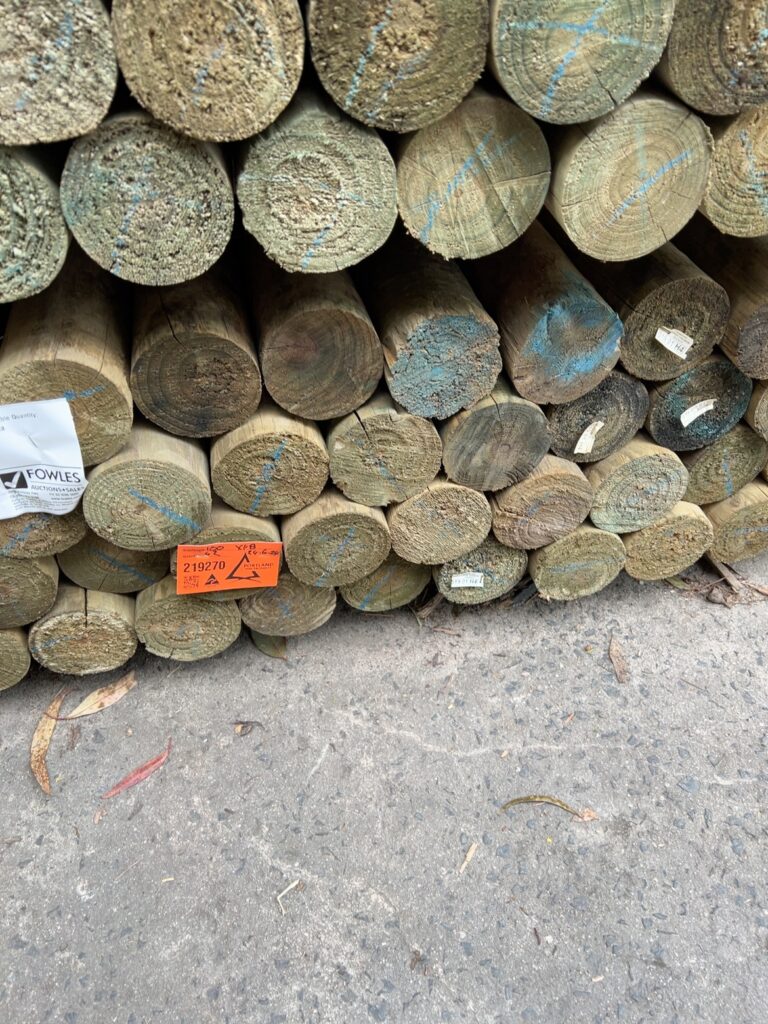 100MM PRECISION ROUND TREATED PINE POLES-42/1.8