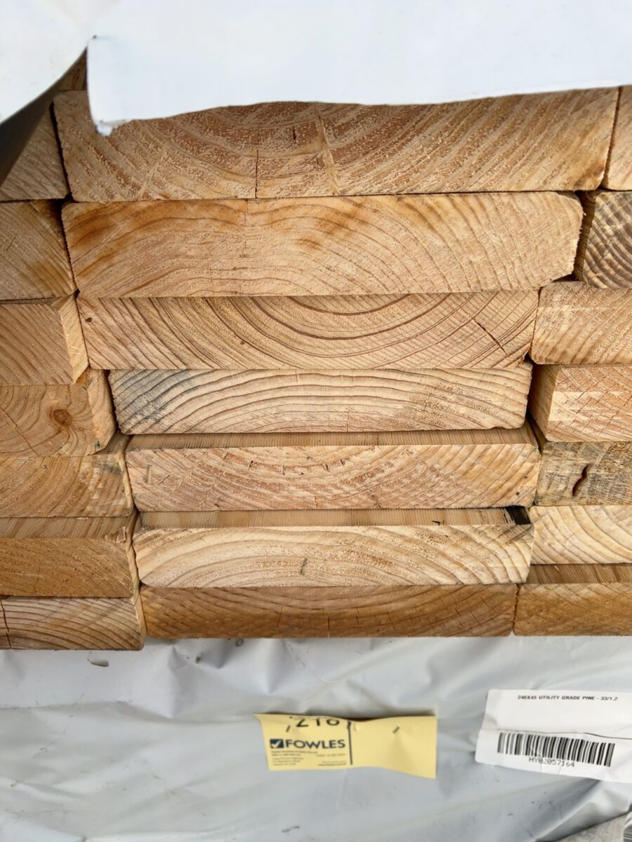 240X45 UTILITY GRADE PINE-33/1.2