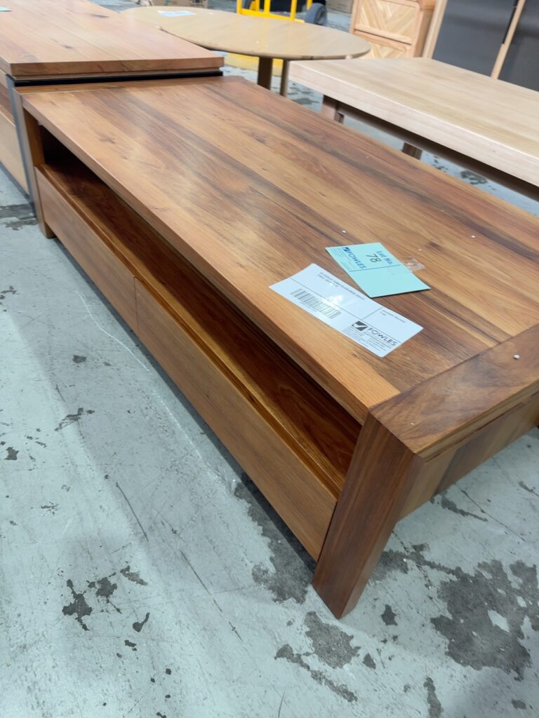 EX DISPLAY TANGO BLACKWOOD COFFEE TABLE, SOLD AS IS