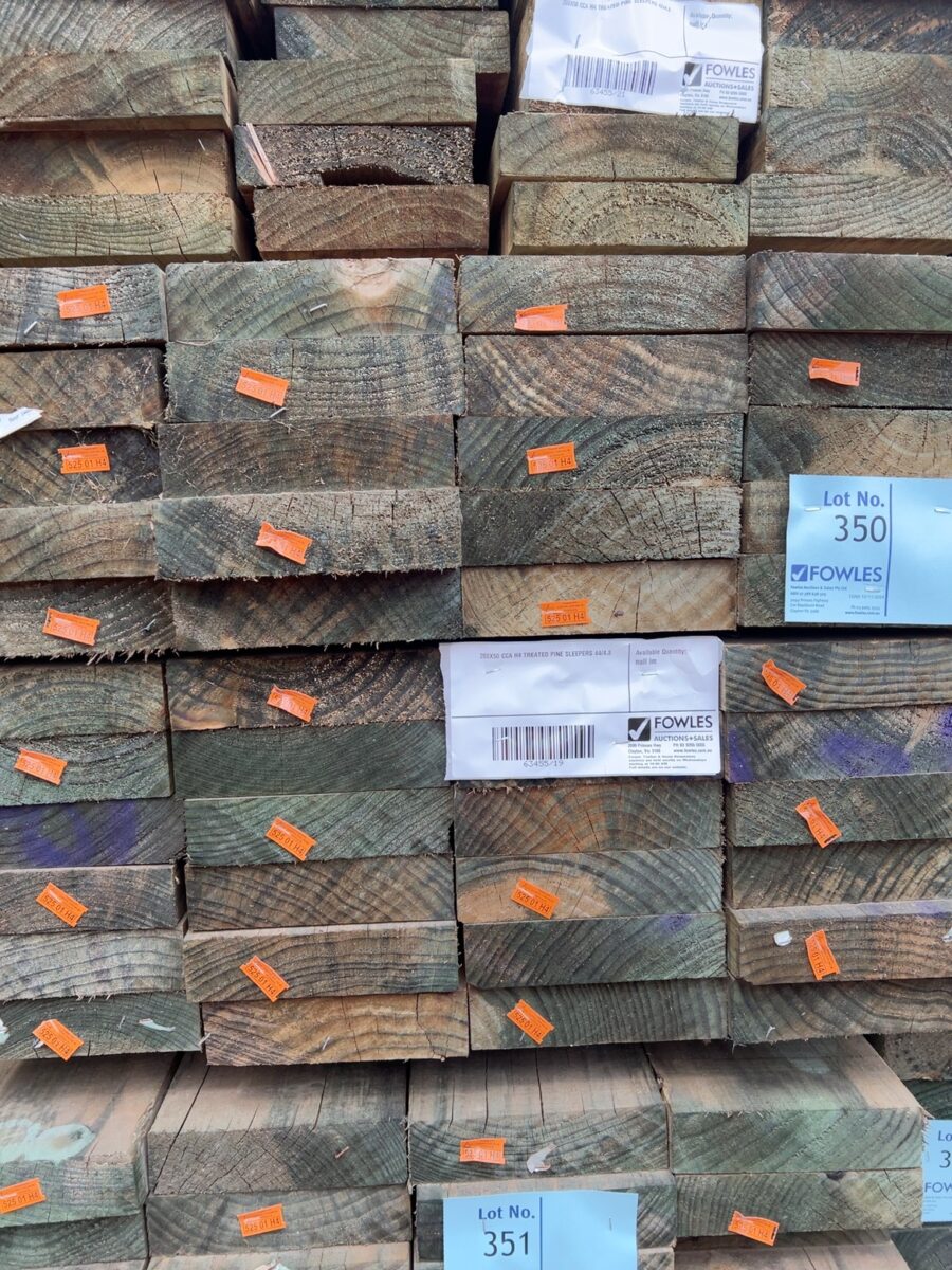 200X50 CCA H4 TREATED PINE SLEEPERS 44/4.8