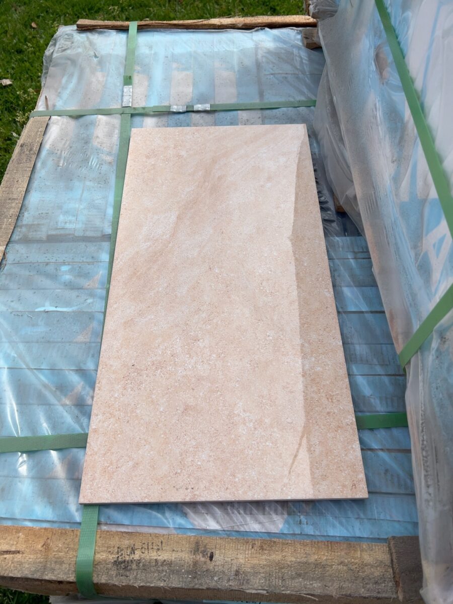 300X600 APPOLO SANDSTONE COLOR PORCELAIN TILES- (40 BOXES X 1.44 M2)