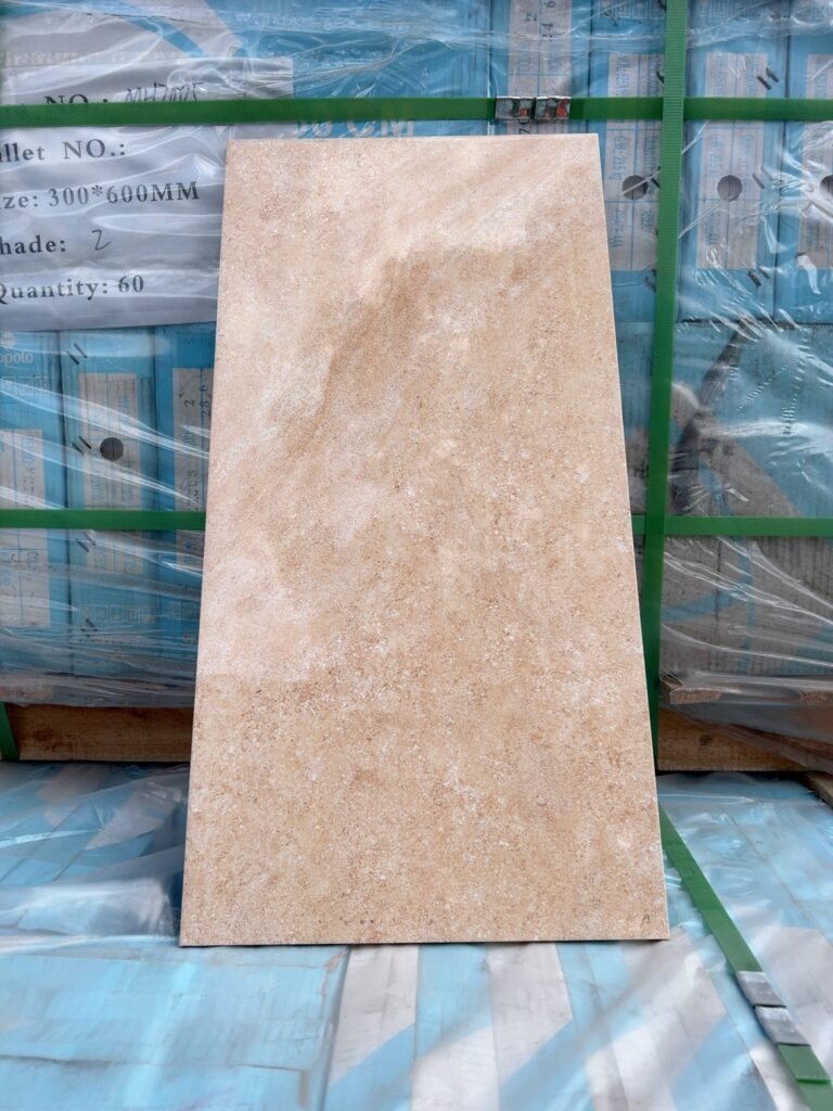 300X600 APPOLO SANDSTONE COLOR PORCELAIN TILES- (40 BOXES X 1.44 M2)