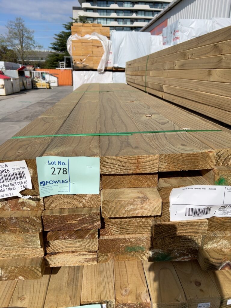 140X45 H3 CCA TREATED PINE - 35X3.6M