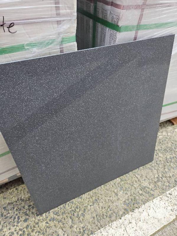 NEW 600MM X 600MM PORCELAIN TILE, REGINA ANTHRACITE MATTE