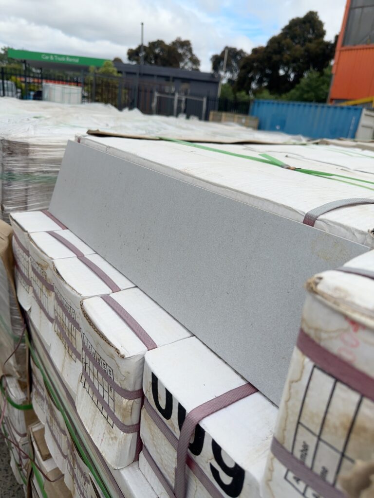 PALLET OF MATTE GREY TILE 600MM X 150MM, #1