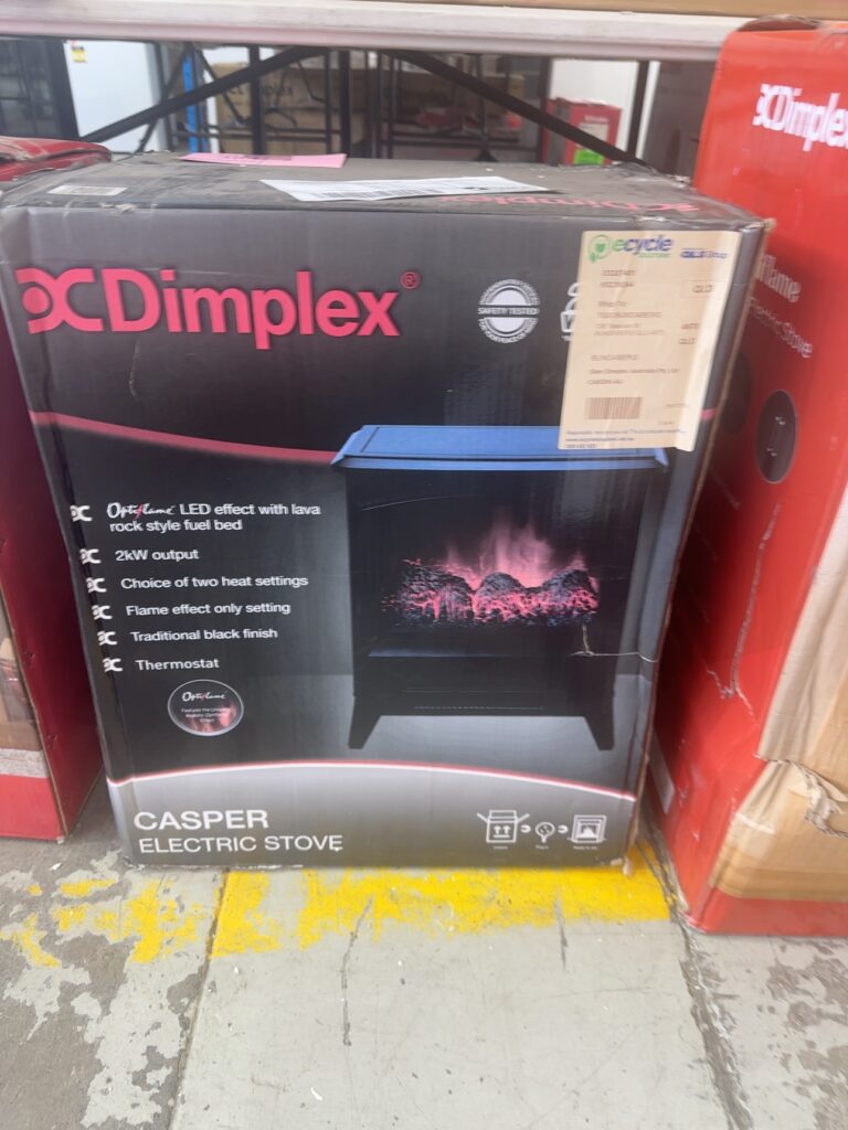 EX DISPLAY DIMPLEX CASPER OPTIFLAME ELECTRIC STOVE 2KW RRP$299