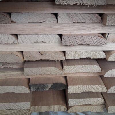 85X19 TAS OAK STANDARD GRADE BULLNOSE ARCHITRAVES SHORTS