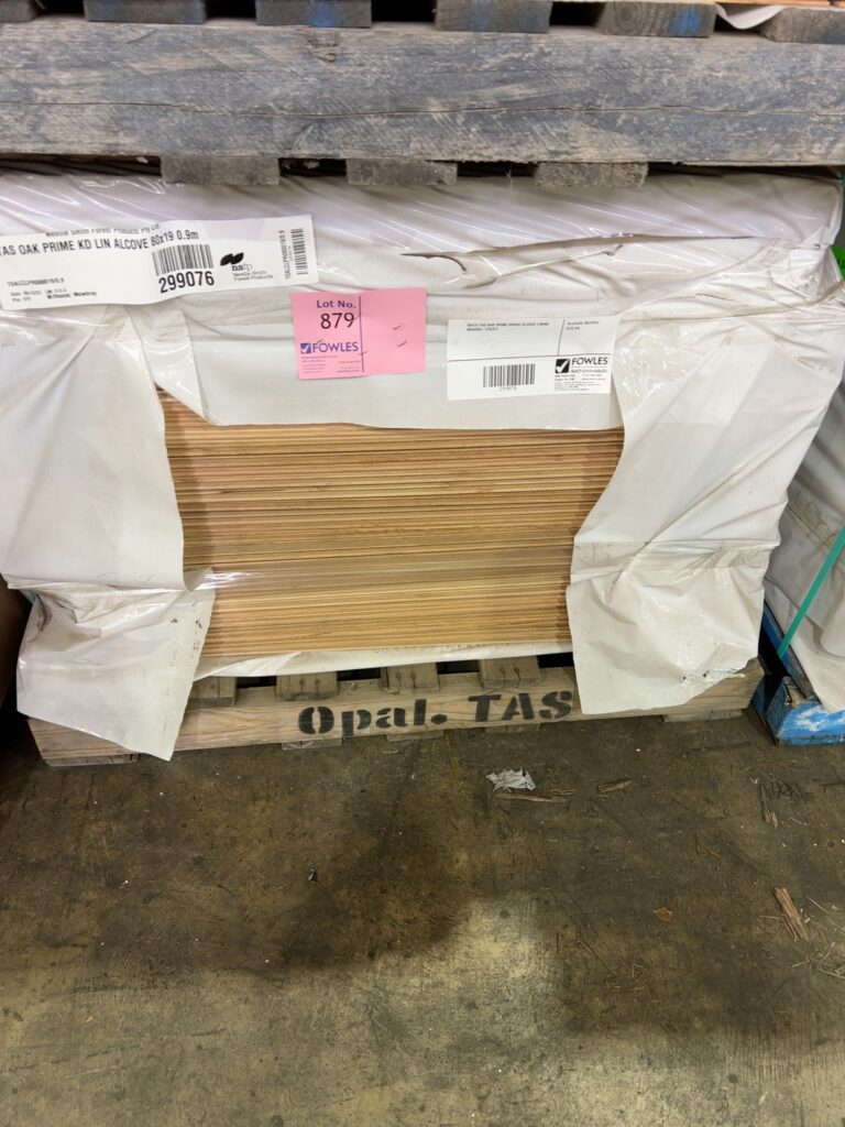 80X19 TAS OAK PRIME GRADE ALCOVE LINING BOARDS-570/0.9