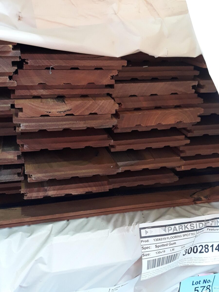 130X19 SPOTTED GUM FEATURE GRADE FLOORING