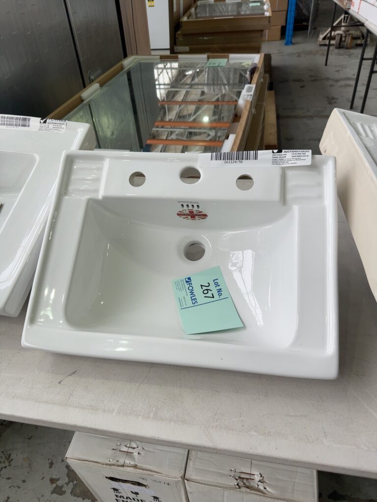 NEW IMPERIAL ASTORIA MEDIUM VANITY BASIN, 3 TAP HOLE