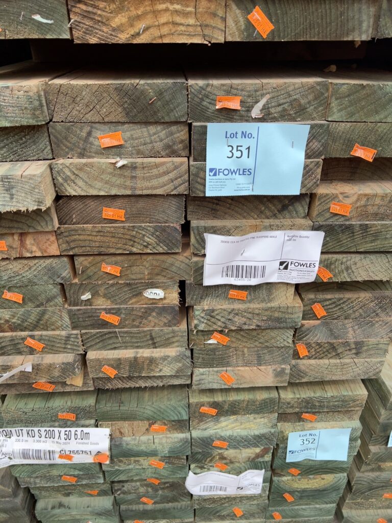 200X50 CCA H4 TREATED PINE SLEEPERS 44/4.8