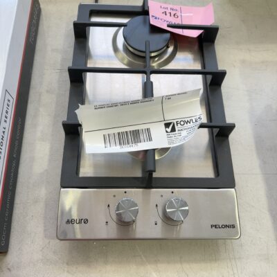 EX DISPLAY EURO ECT30GX 300MM GAS TWO BURNER COOKTOP, WITH 3 MONTH WARRANTY