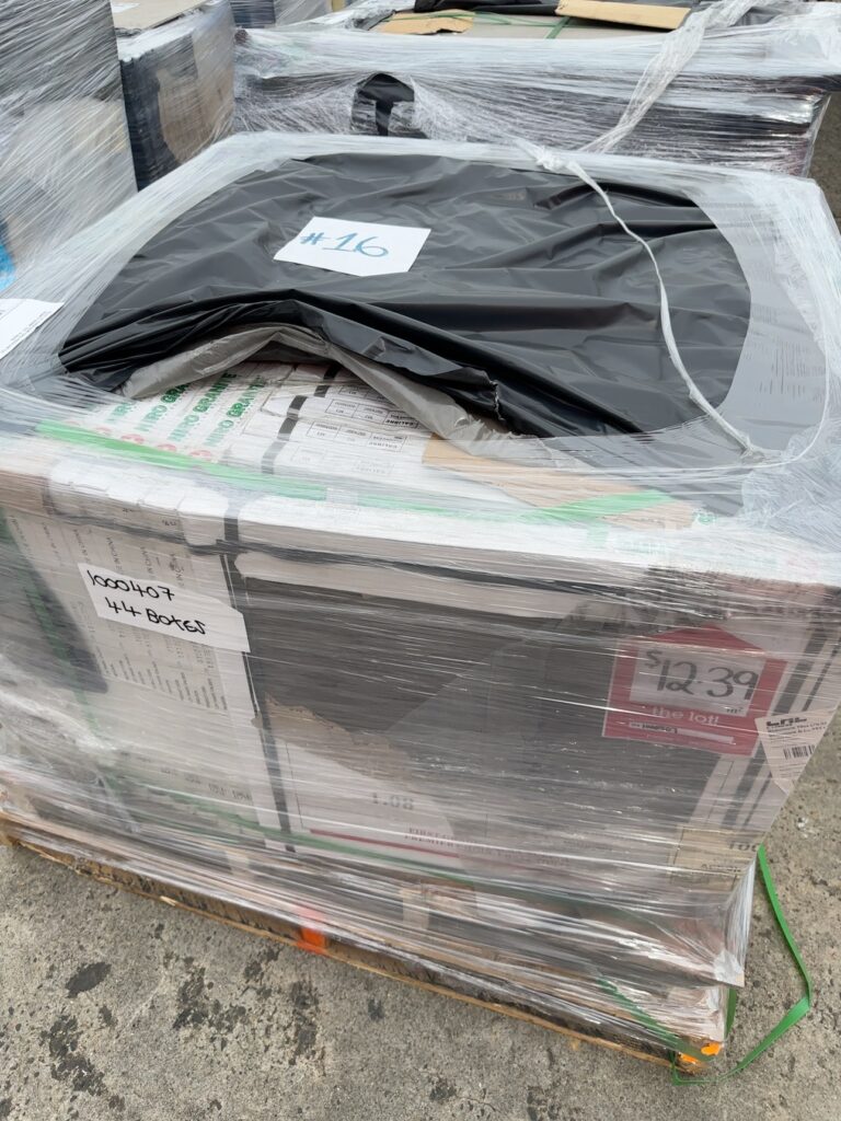 PALLET OF TOUCHSTONE COCO PORCELAIN TILE 600MM X 600MM, TEXT, 44 BOXES