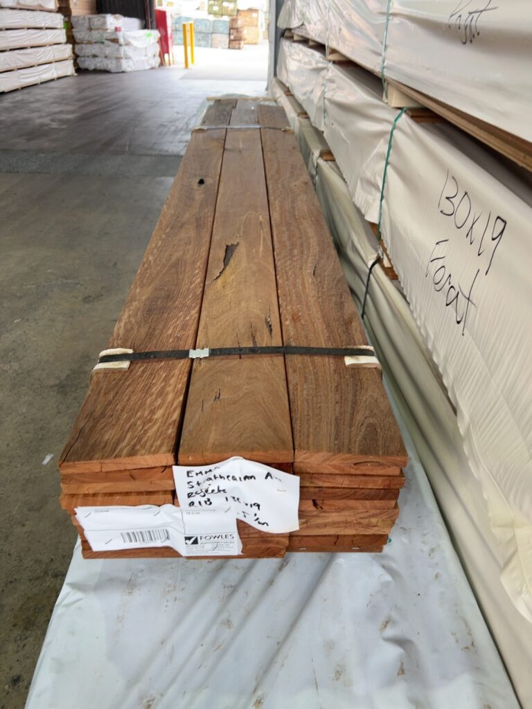 136X19 UTILITY GRADE RED IRONBARK DECKING