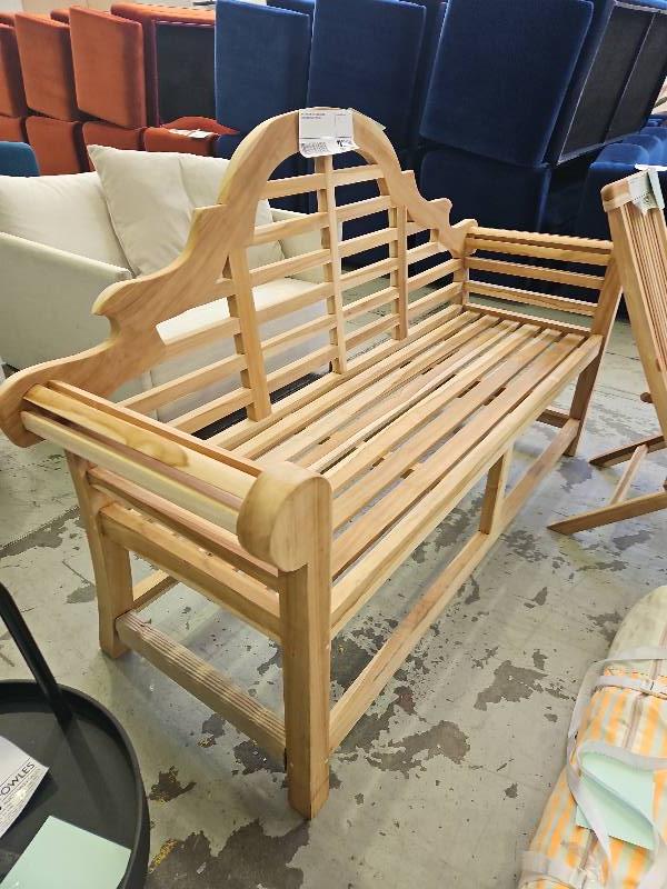 NEW PLANATION TEAK GRAND CAYMAN GARDEN BENCH SEAT RRP$1290