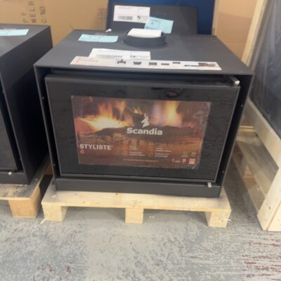 EX DISPLAY SCANDIA STYLISTE 6 SCSTY6 WOOD FIRED HEATER, HEATS UP TO 200M2 RRP$1799 SCSTY6-17-0199