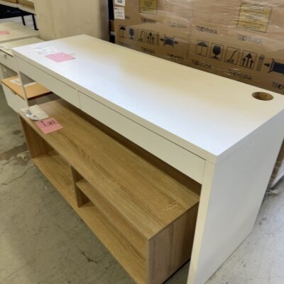 EX HIRE - WHITE DESK, SOLD AS IS